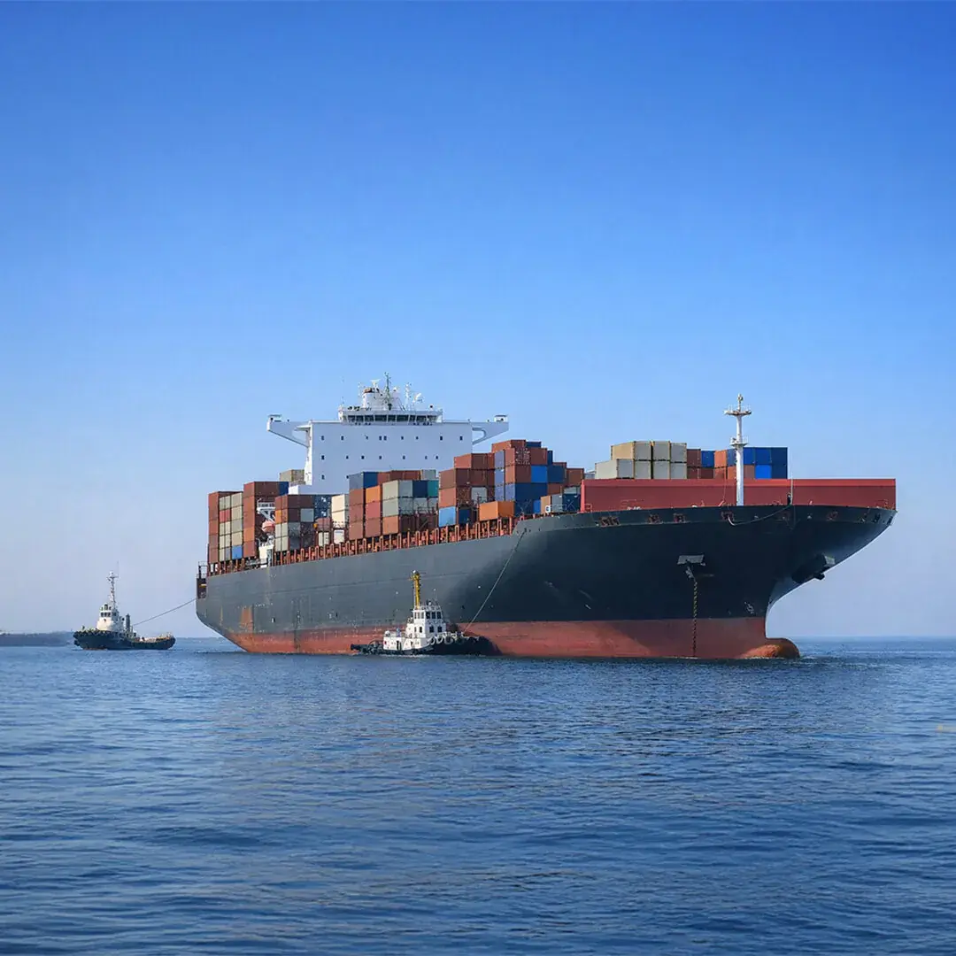 Ship supply operations alongside a vessel in Guatemala